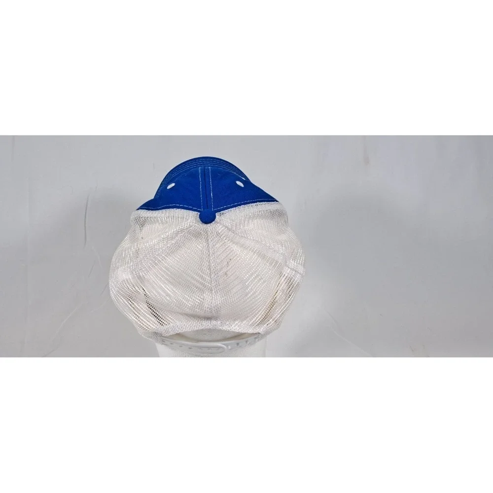 RTIC Outdoors‎ Trucker Hat Blue White Embroidered Logo Mesh Snapback Cap OS